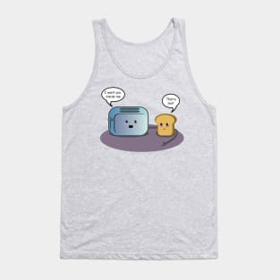 Toaster and Bread Tank Top